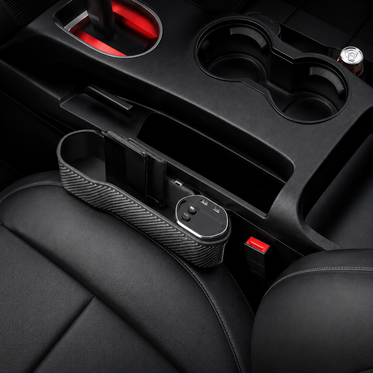 SmartStore 4-in-1 storage, cup holder, phone holder and LED light