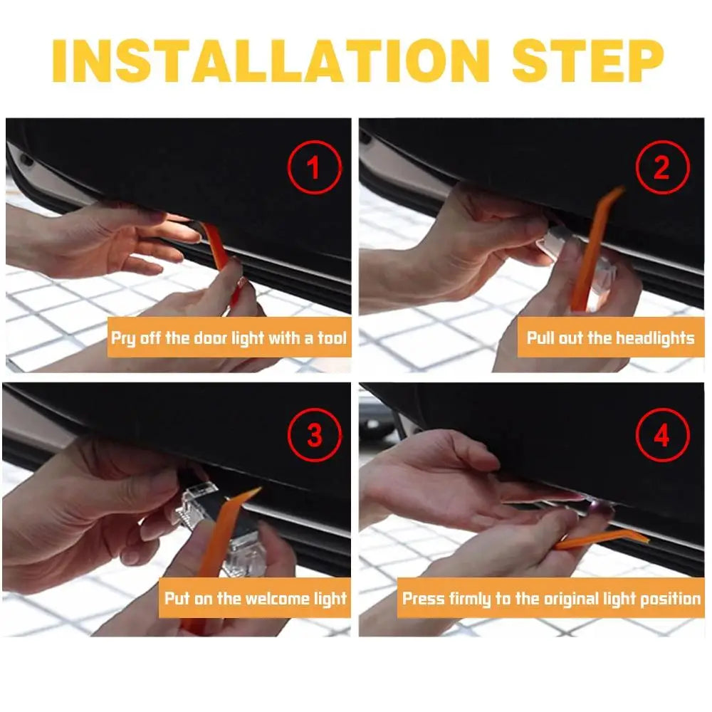 LED velkomstlys for dør – VW Passat / Touareg / Phaeton