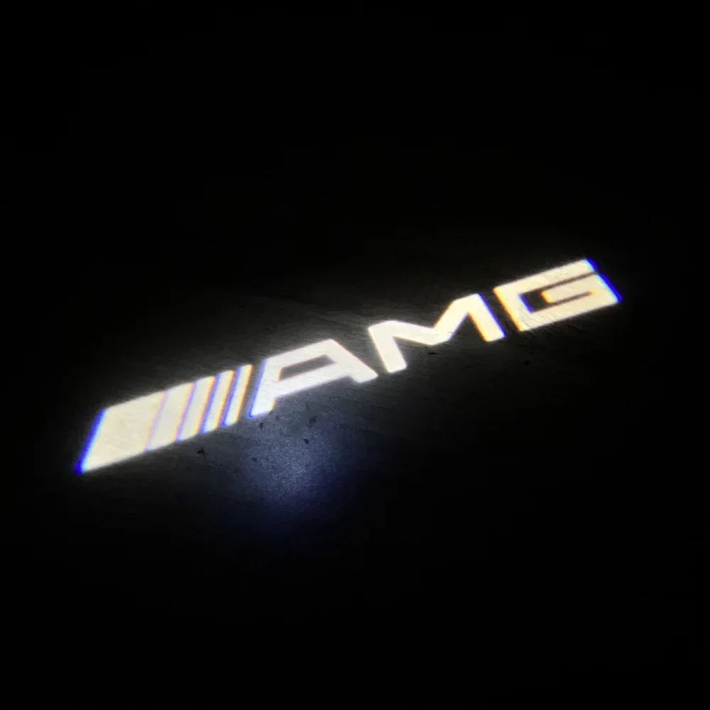 LED velkomstlys for dør – Mercedes-Benz AMG
