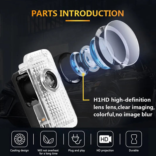 LED velkomstlys for dør – SEAT FR / Exeo