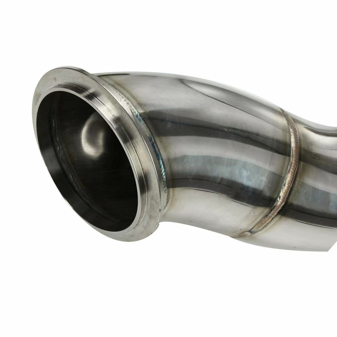BMW M235i / 435i (F22 F23 F32 F33 F36) N55 Turbo Downpipe – Rustfritt stål, med O2-tilkoblinger