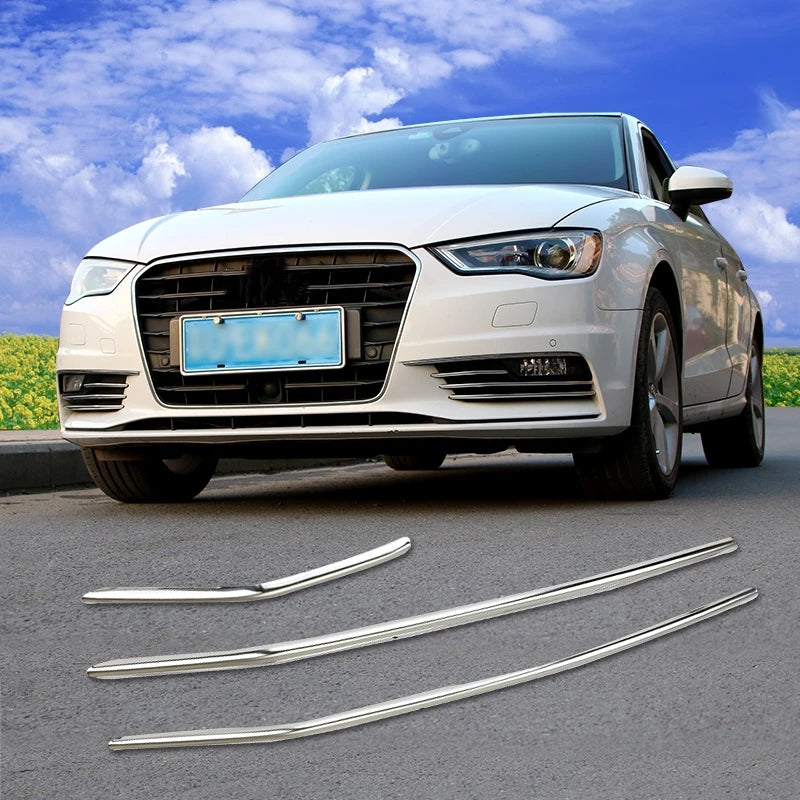 Audi A3 Front Tåkelys Dekorlist – Rustfritt Stål Trim