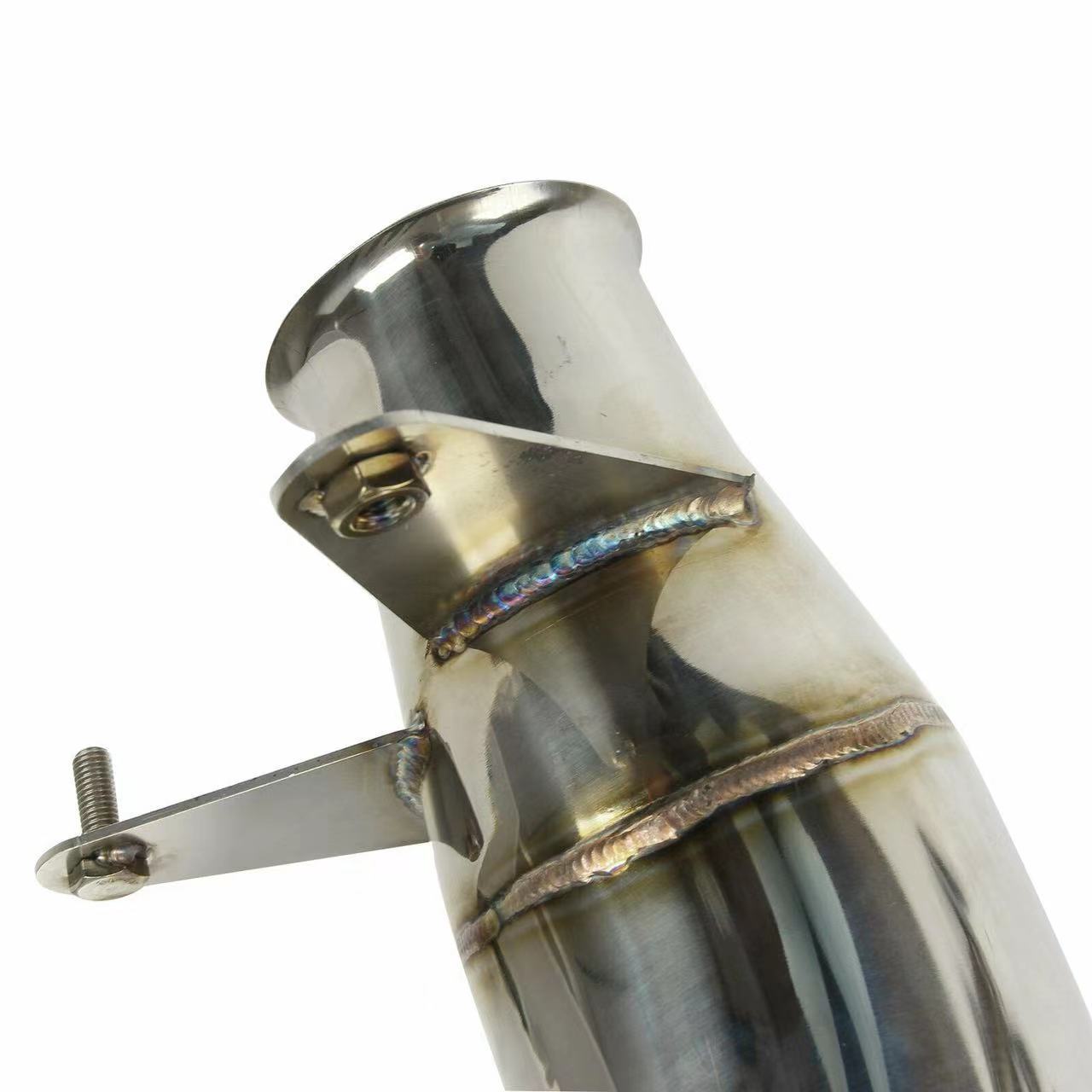 BMW M235i / 435i (F22 F23 F32 F33 F36) N55 Turbo Downpipe – Rustfritt stål, med O2-tilkoblinger