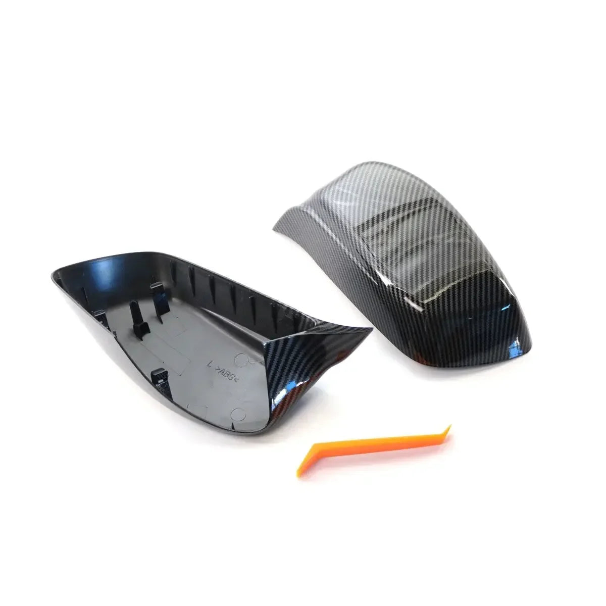 Karbonlook speildeksler for BMW 5-serie E60/E61/E63/E64 (2003–2008)