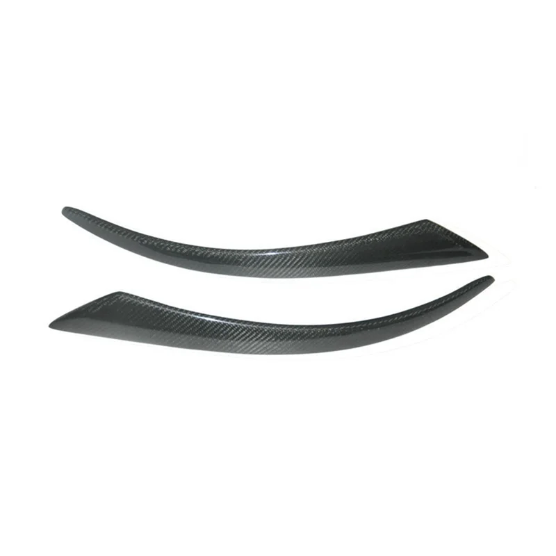 Karbonlook frontlykt-øyelokk (eyebrow trim) for Volvo S40/V50 (2004–2012)