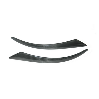 Karbonlook frontlykt-øyelokk (eyebrow trim) for Volvo S40/V50 (2004–2012)
