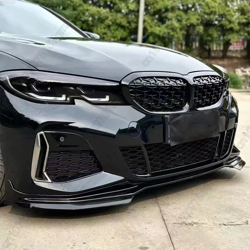 Frontleppe i gloss black for BMW 3-serie G20/G21 M-Pack (2019–2022)