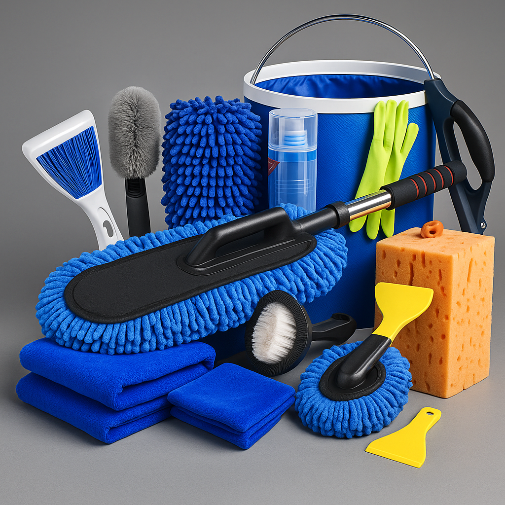 Bilpleie utstyrspakke