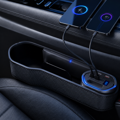 SmartStore 4-in-1 storage, cup holder, phone holder and LED light