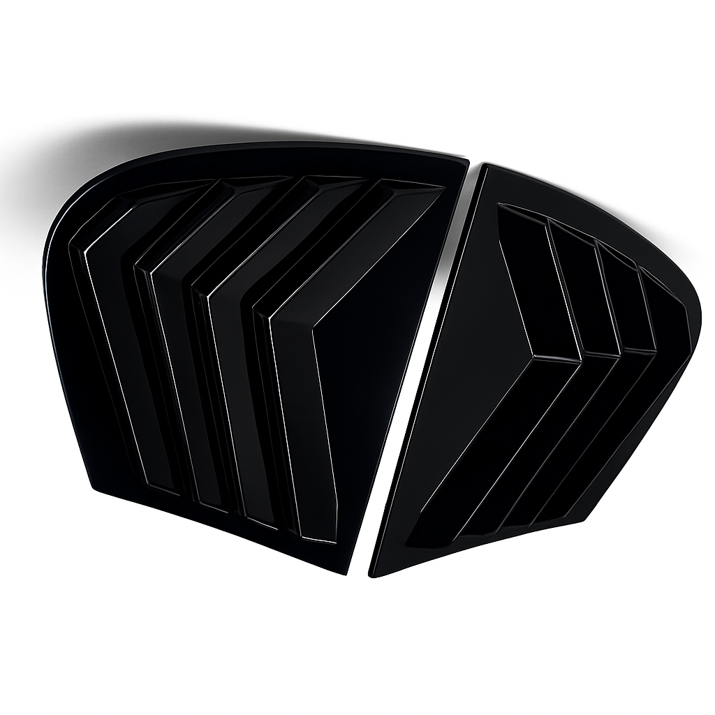 Bakre vindusdeksel / sidevent i karbonlook for BMW 1-serie E87 (2005–2011)