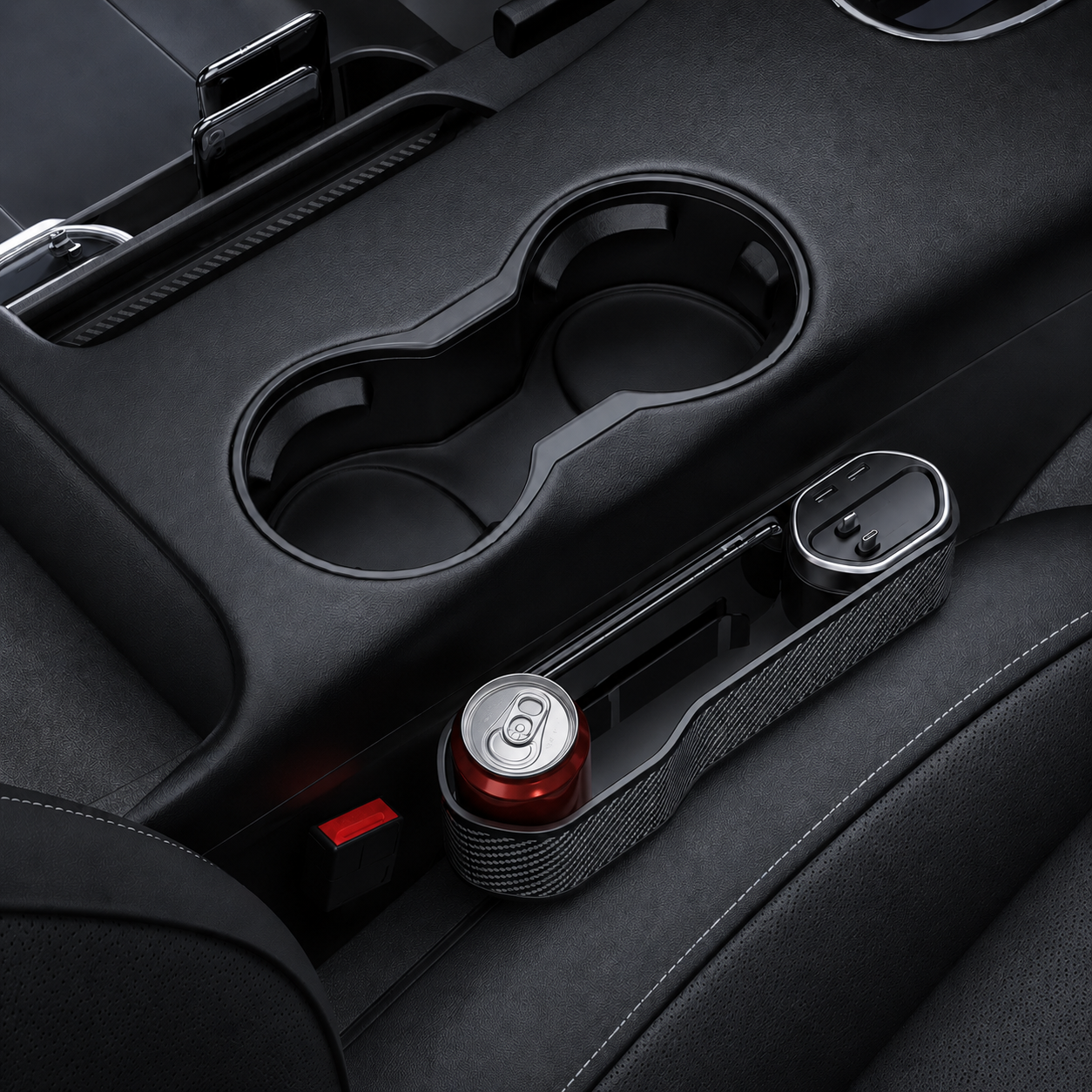 SmartStore 4-in-1 storage, cup holder, phone holder and LED light