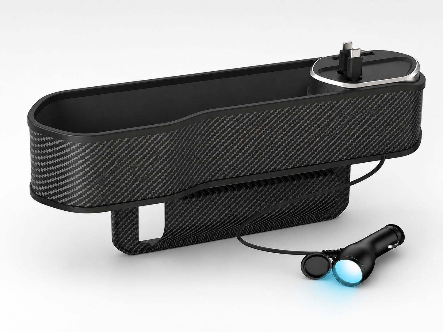 SmartStore 4-in-1 storage, cup holder, phone holder and LED light