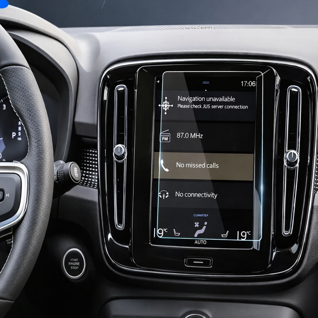 Skjermbeskytter i herdet glass 9” – Volvo XC40 (2020–2026)