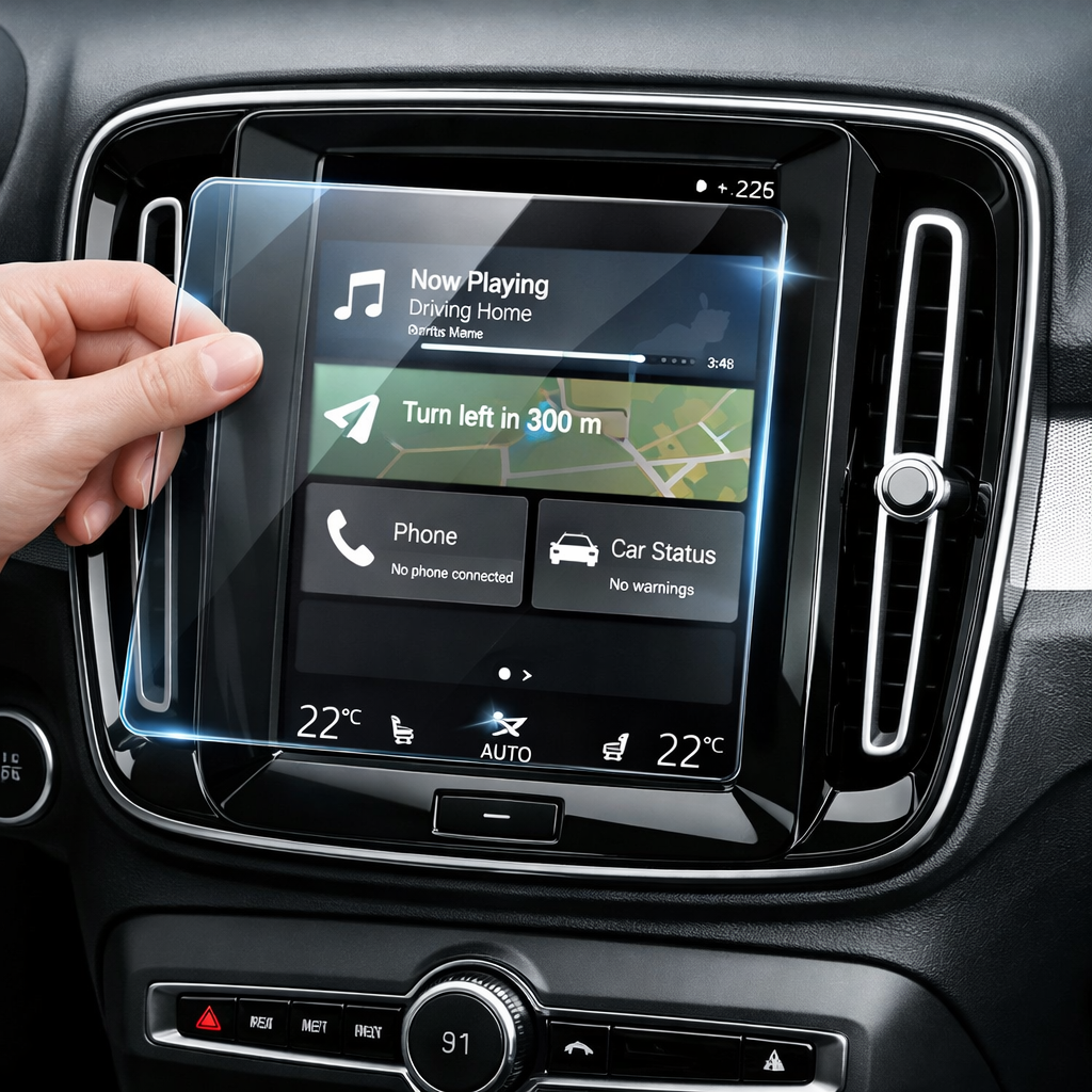 Skjermbeskytter i herdet glass 9” – Volvo XC40 (2020–2026)