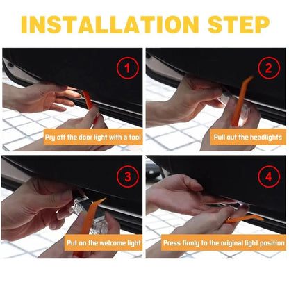 LED velkomstlys for dør – VW Passat / Touareg / Phaeton