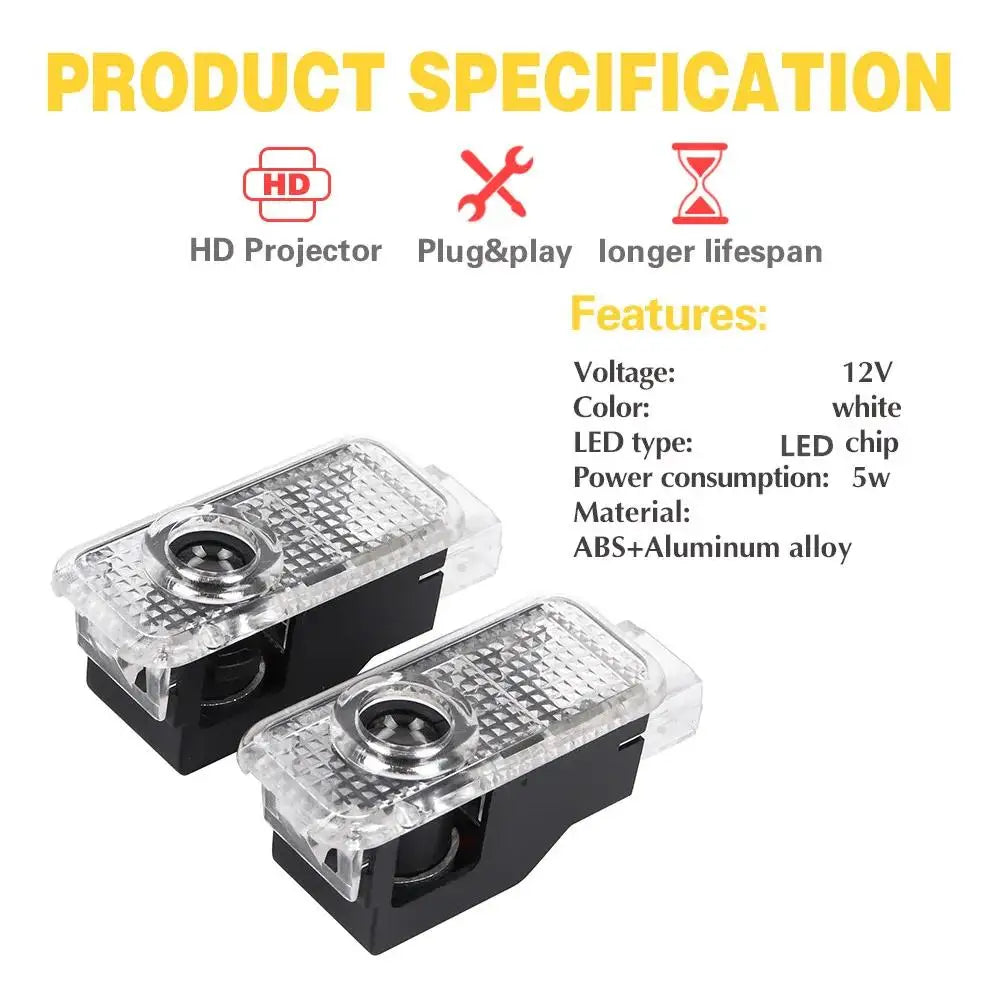 LED velkomstlys for dør – VW Passat / Touareg / Phaeton