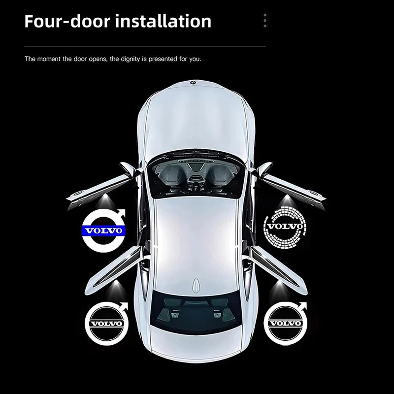 LED velkomstlys for dør – Volvo R-Design & Polestar