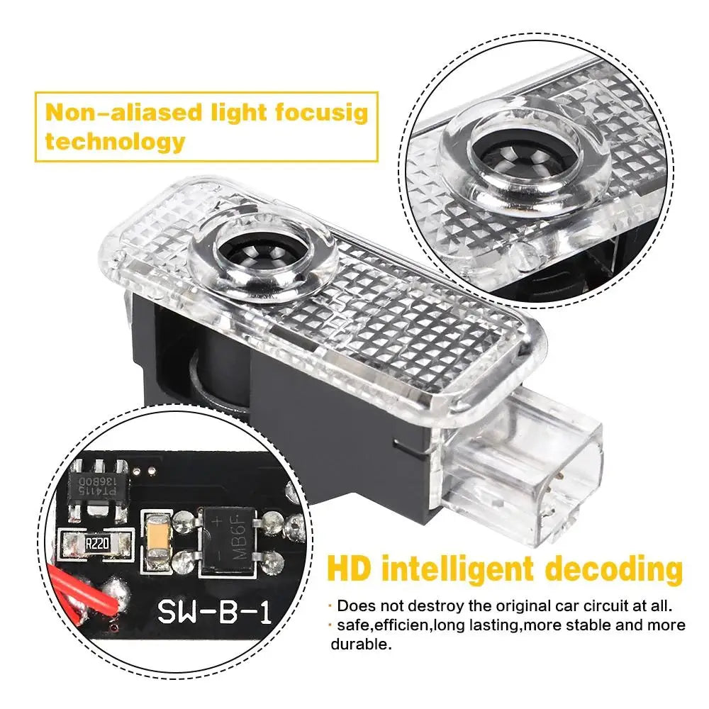 LED velkomstlys for dør – VW Passat / Touareg / Phaeton