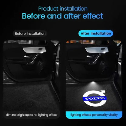 LED velkomstlys for dør – Volvo R-Design & Polestar