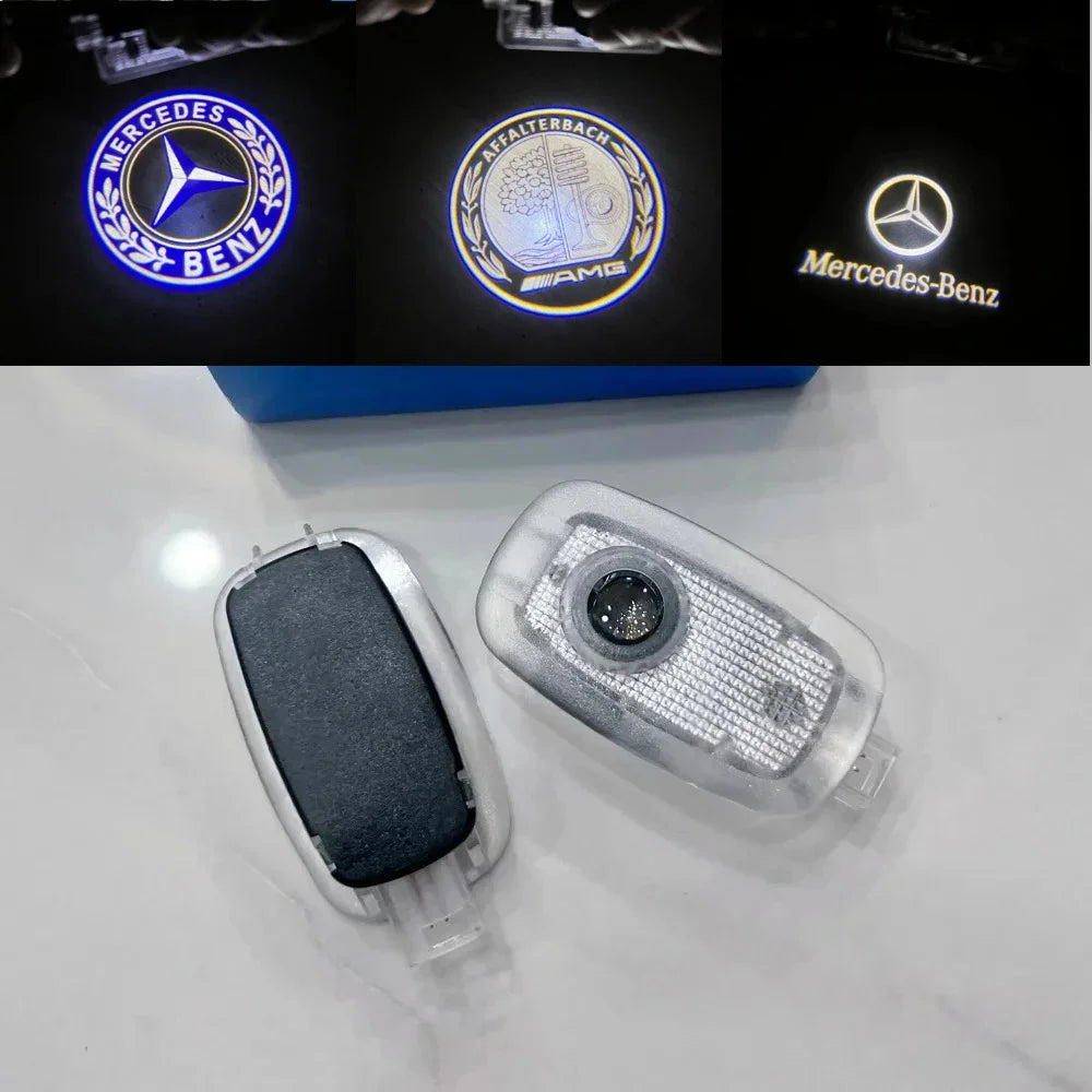 LED velkomstlys for dør – Mercedes-Benz AMG