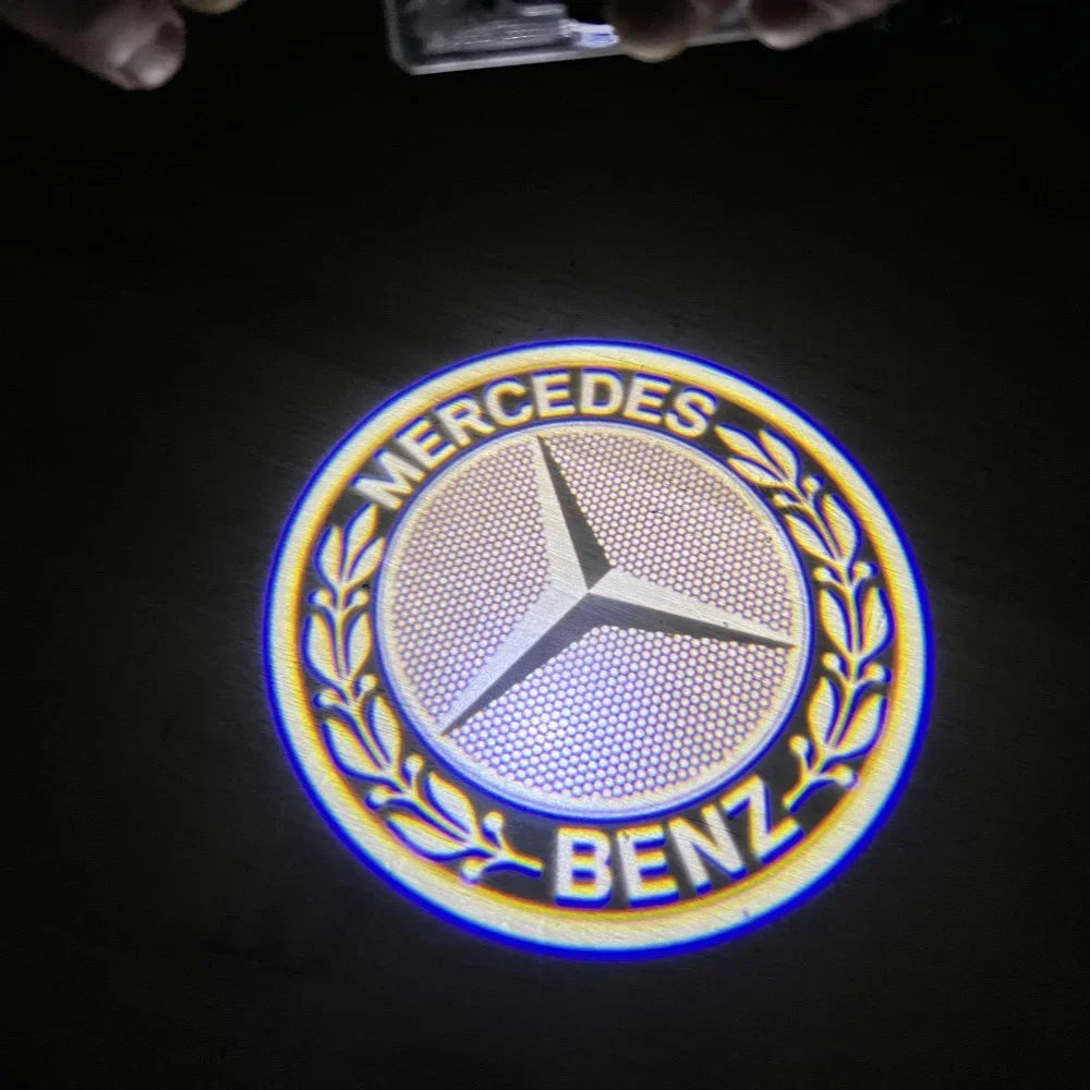 LED velkomstlys for dør – Mercedes-Benz AMG