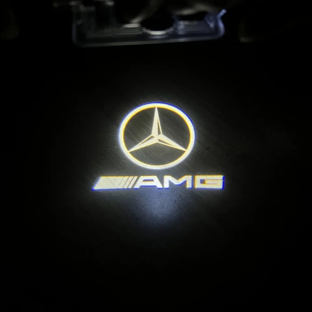 LED velkomstlys for dør – Mercedes-Benz AMG