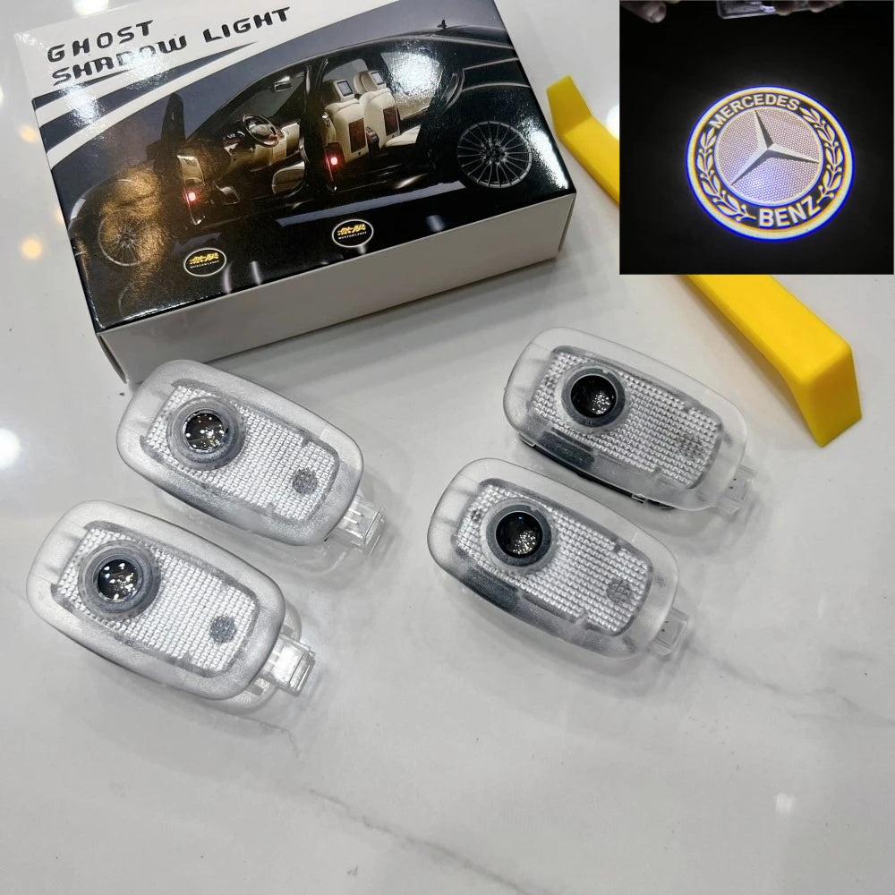 LED velkomstlys for dør – Mercedes-Benz AMG