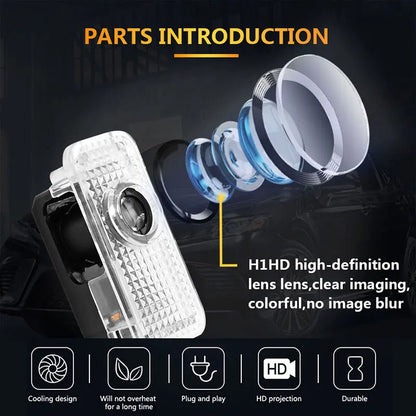 LED velkomstlys for dør – SEAT FR / Exeo