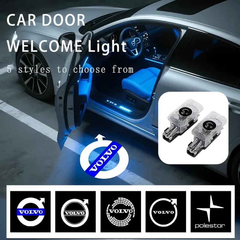 LED velkomstlys for dør – Volvo R-Design & Polestar