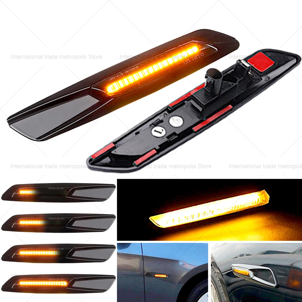 Dynamiske LED blinklys – BMW 1-, 3- og 5-serie E-modeller