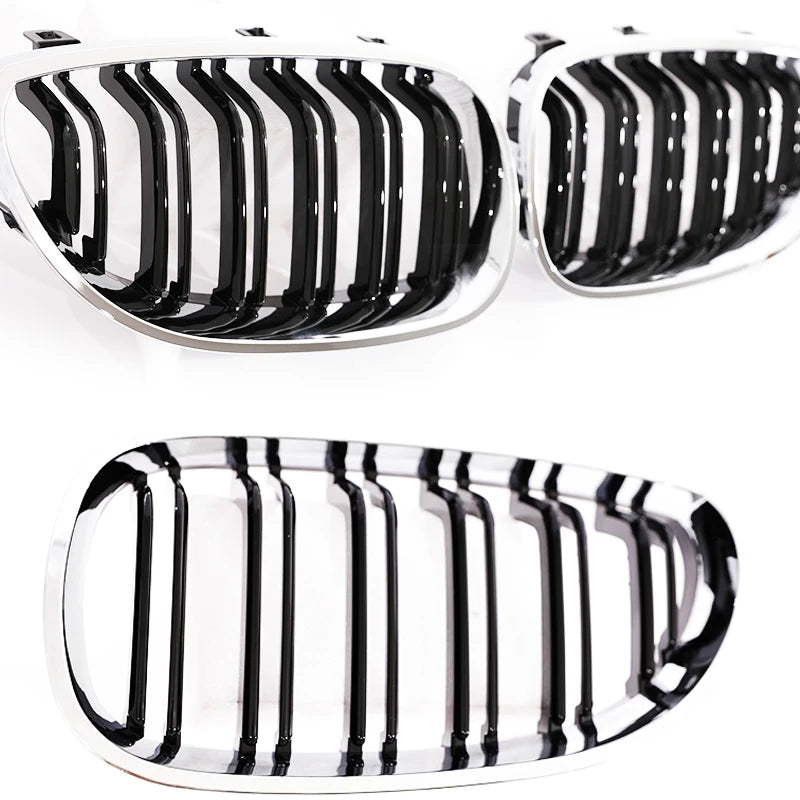 Nyregrill i gloss black / karbonlook for BMW 5-serie E60/E61 (2004–2009)