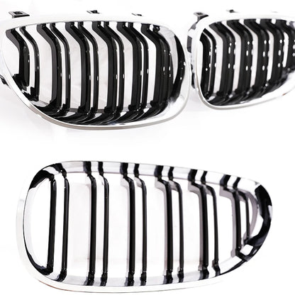 Nyregrill i gloss black / karbonlook for BMW 5-serie E60/E61 (2004–2009)
