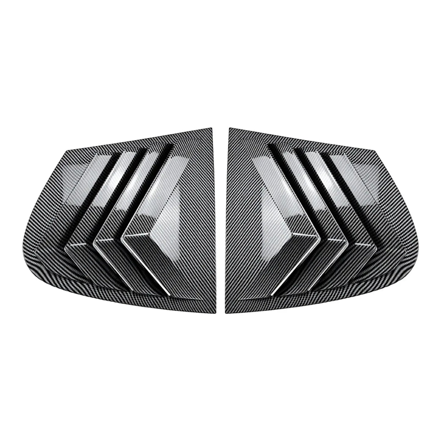 Bakre vindusdeksel / sidevent i karbonlook for BMW 1-serie E87 (2005–2011)