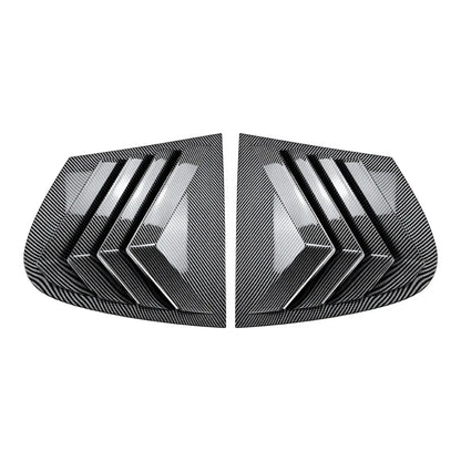 Bakre vindusdeksel / sidevent i karbonlook for BMW 1-serie E87 (2005–2011)