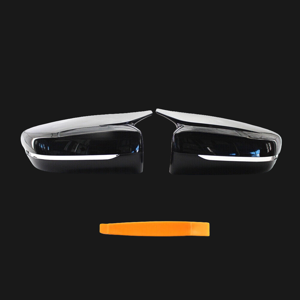 BMW 3-serie G20/G28/G30 Speildeksler – “Horn Design” i Blank Svart