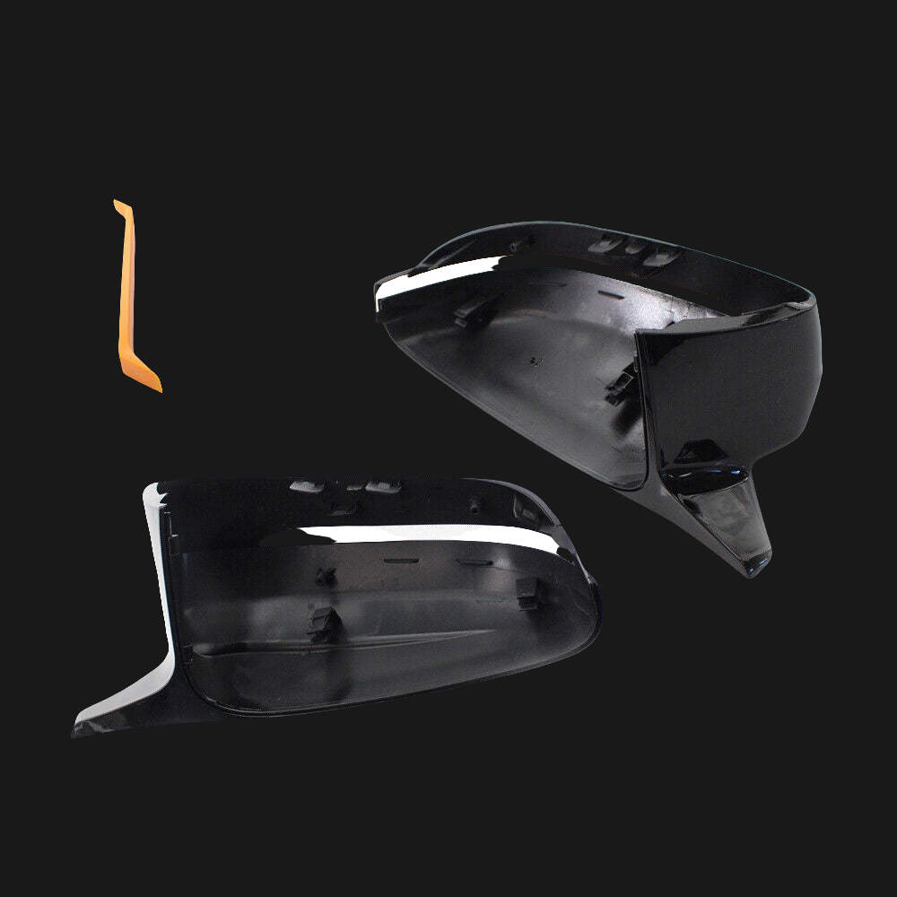 BMW 3-serie G20/G28/G30 Speildeksler – “Horn Design” i Blank Svart