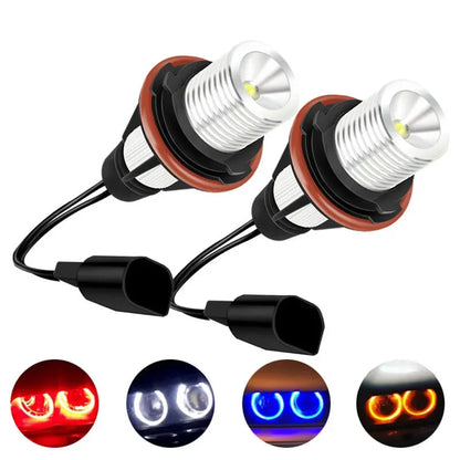 LED Angel Eyes – 2 stk for BMW E-serie (E39–E87) – Plug & Play