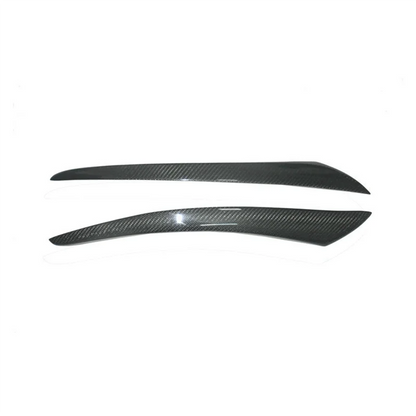 Karbonlook frontlykt-øyelokk (eyebrow trim) for Volvo S40/V50 (2004–2012)