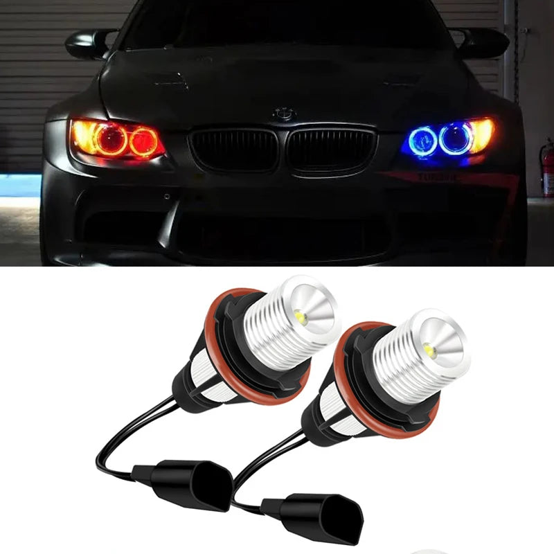 LED Angel Eyes – 2 stk for BMW E-serie (E39–E87) – Plug & Play
