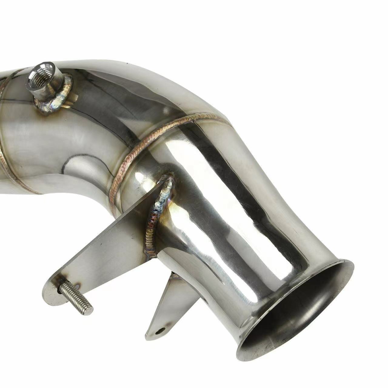 BMW M235i / 435i (F22 F23 F32 F33 F36) N55 Turbo Downpipe – Rustfritt stål, med O2-tilkoblinger