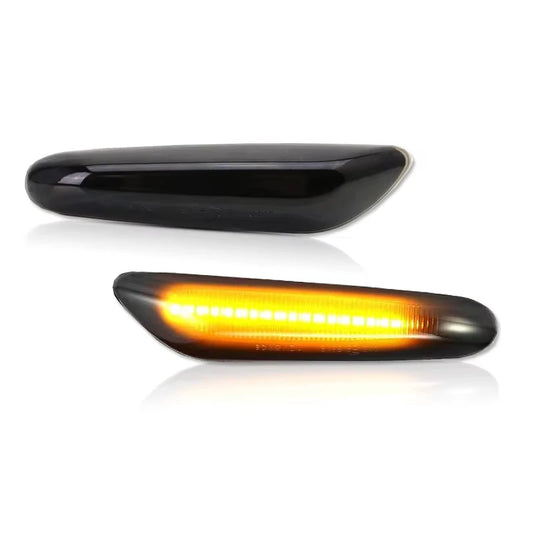 LED sideblinklys foran – røykfarget, for BMW 1-, 3- og 5-serie