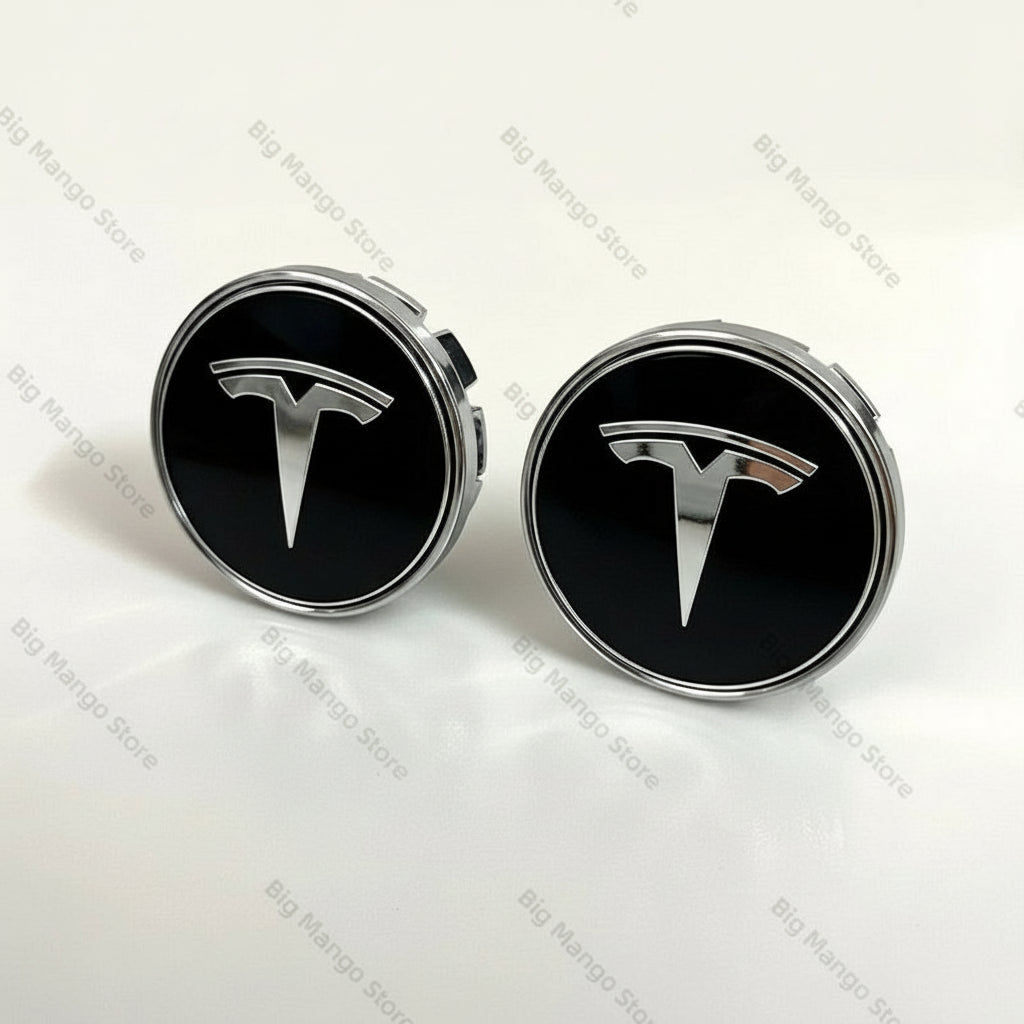 LED Flytende Senterkopper for Tesla – 4 stk (57 mm)