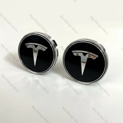 LED Flytende Senterkopper for Tesla – 4 stk (57 mm)