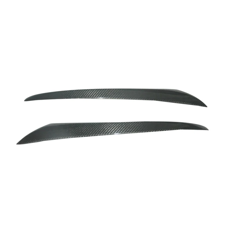 Karbonlook frontlykt-øyelokk (eyebrow trim) for Volvo S40/V50 (2004–2012)