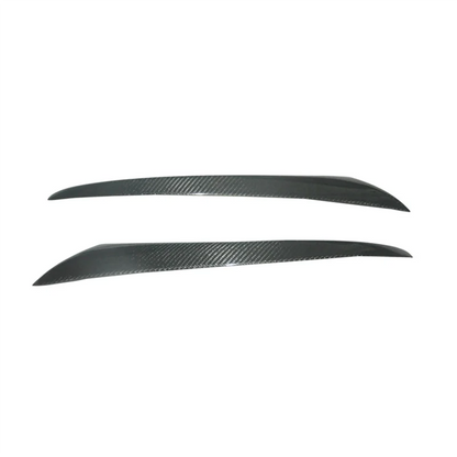 Karbonlook frontlykt-øyelokk (eyebrow trim) for Volvo S40/V50 (2004–2012)