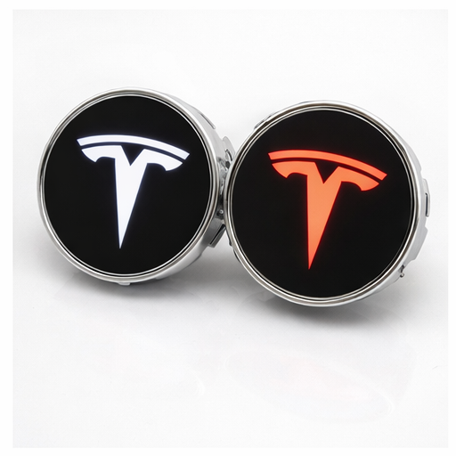 LED Flytende Senterkopper for Tesla – 4 stk (57 mm)